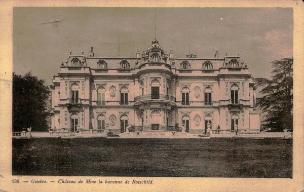 Genève, Chateau de Mme la baronne de Rotschild Vorderseite