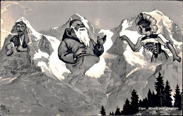 Eiger, Mönch und Jungfrau Vorderseite