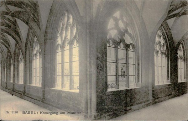 Basel/Kreuzgang am Münster Vorderseite