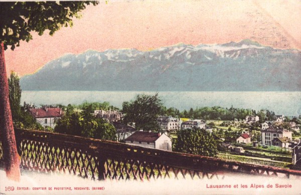Lausanne et les alpes de Savoie