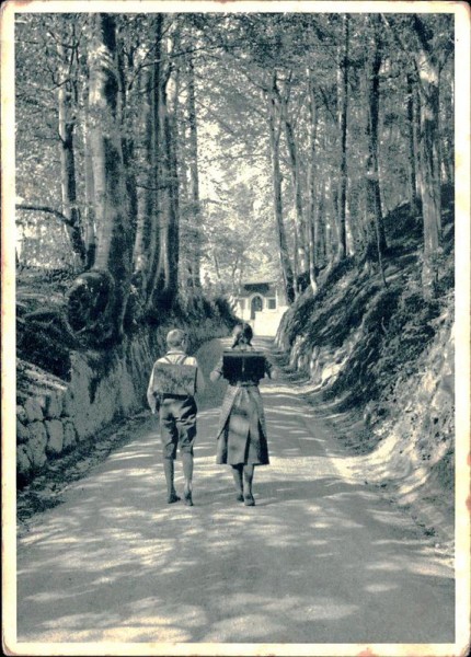 Hohle Gasse, Küssnacht, 1934 Vorderseite