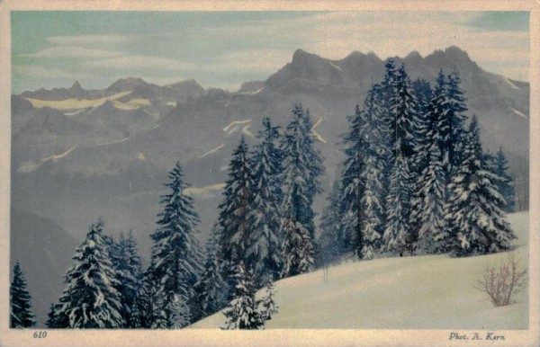 A. Kern, L'Hiver en Suisse Romande Vorderseite