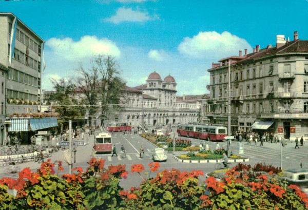 Winterthur, Bahnhofplatz Vorderseite