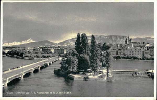 Genève - Rosseau et le Mont-Blanc Vorderseite