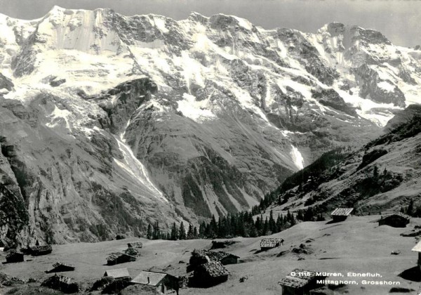 Mürren, Ebnefluh Vorderseite