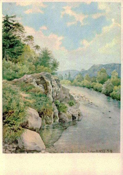 Keller Gottfried, Siehllandschaft Vorderseite