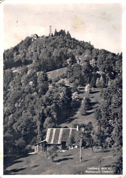 Uetliberg. Restaurant Utokulm Vorderseite