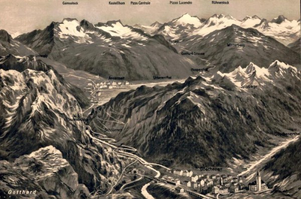 Gotthard. 1949 Vorderseite