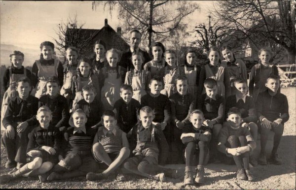 Schulklasse in St. Gallen Vorderseite