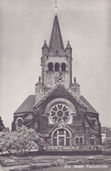 Basel: Pauluskirche Vorderseite