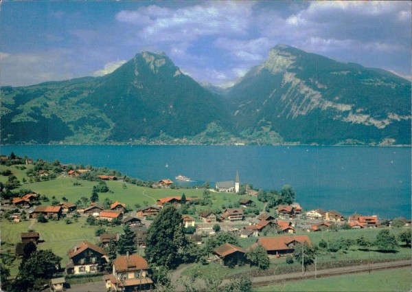 Faulensee am Thunersee, Sigriswiler Rothorn, Niederhorn Vorderseite
