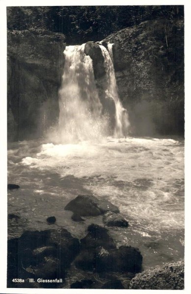 Nesslau, III. Giessenfall. 1945 Vorderseite