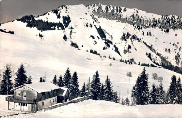 Gummmattli ob Wiesenberg. Blick auf Stanserhorn. Vorderseite