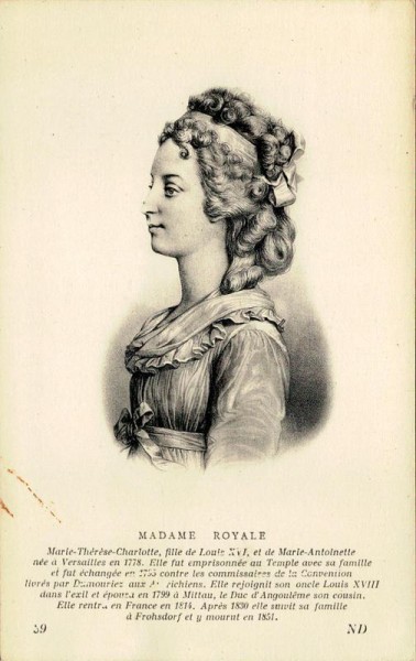 Madame Royale Vorderseite