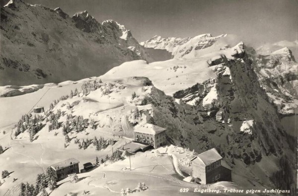 Engelberg. Trübsee gegen Juchlipass Vorderseite