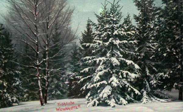 Fröhliche Weihnachten Vorderseite