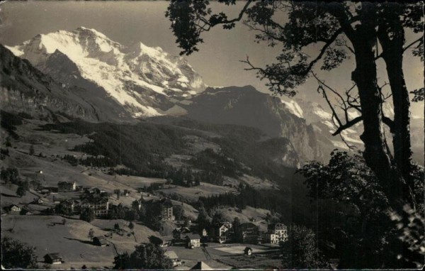 Wengen mit Jungfrau. Vorderseite