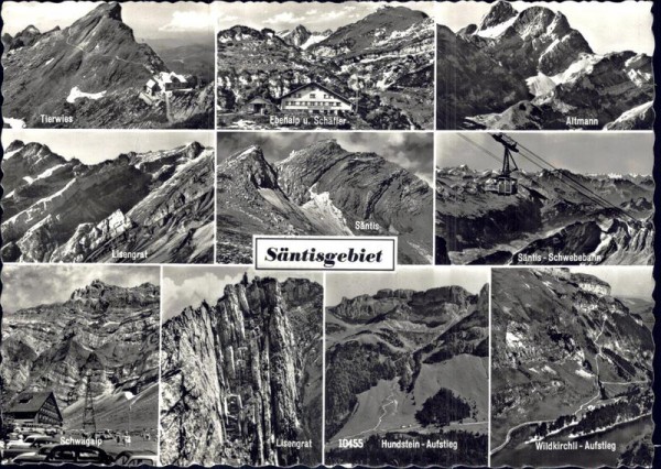 Säntisgebiet Vorderseite