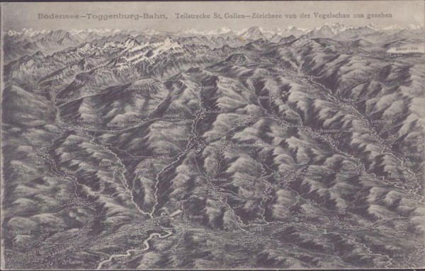 Bodensee-Toggenburg-Bahn, Teilstrecke St. Gallen-Zürichsee Vorderseite