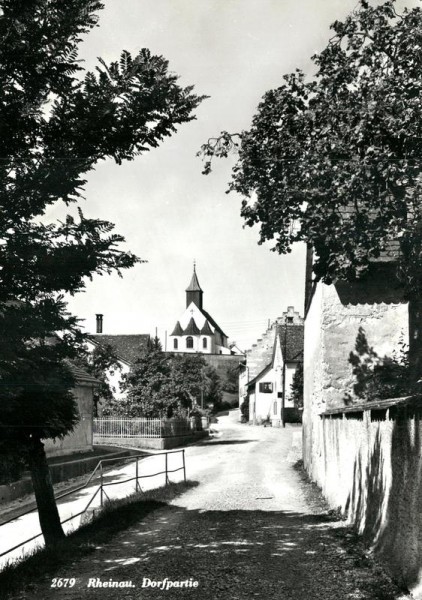 Rheinau, Dorfpartie Vorderseite