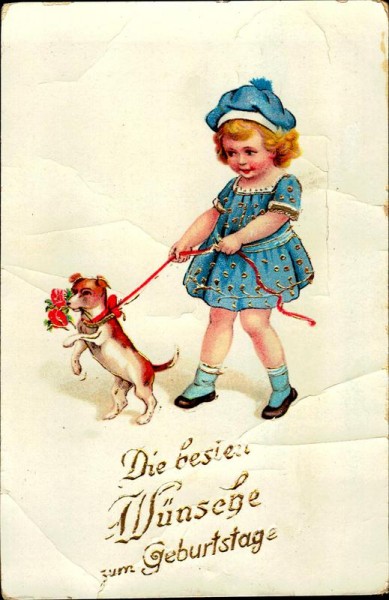 Die besten Wünsche zum Geburtstag Vorderseite
