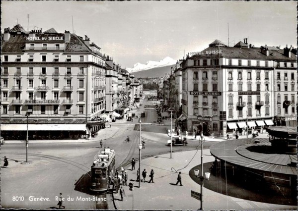 Genève, Rue du Mont-Blanc Vorderseite