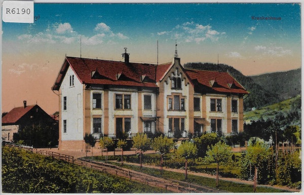 Wattwil-Wattwyl - Krankenhaus - Litho