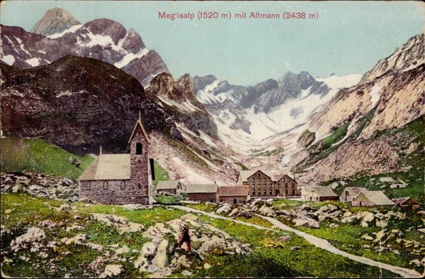 Meglisalp mit Altmann Vorderseite
