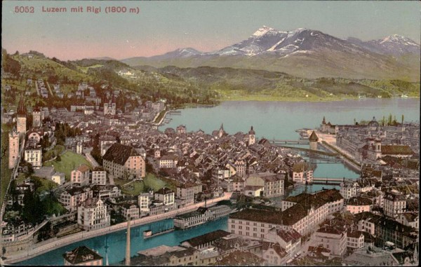 Luzern mit Rigi Vorderseite