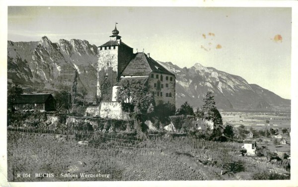 Buchs, Schloss Werdenberg Vorderseite