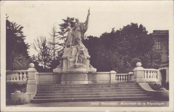 Neuchâtel, Monument de la République