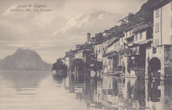 Lago di Lugano. Gandria e Mte. San Salvatore Vorderseite