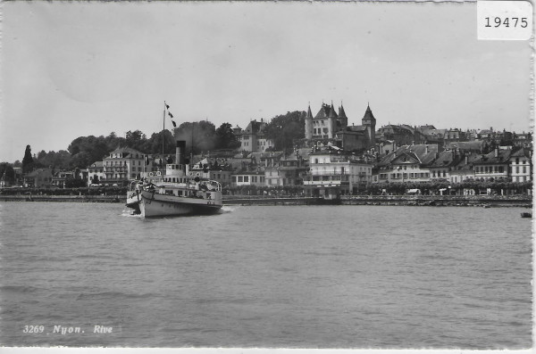 Nyon - Rive - Dampfschiff