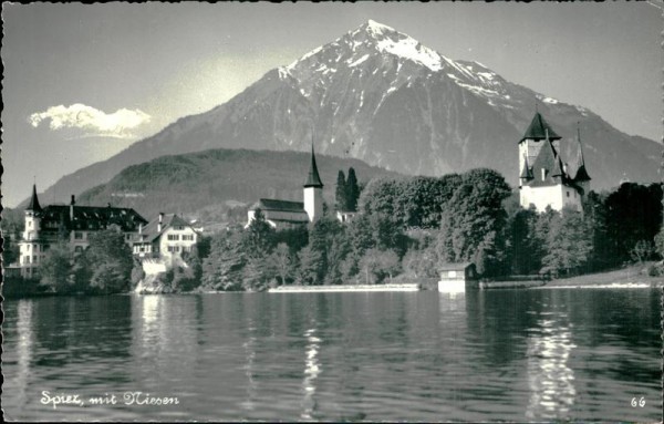 Spiez mit Niesen Vorderseite