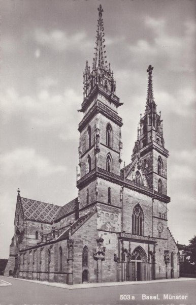 Basel. Münster Vorderseite
