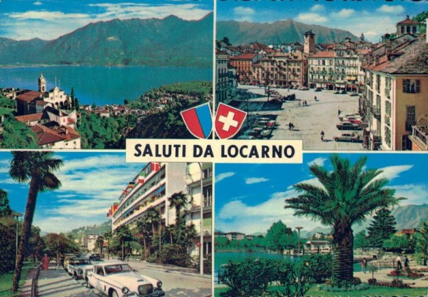 Saluti da Locarno, Verschiedene Ansichten Vorderseite