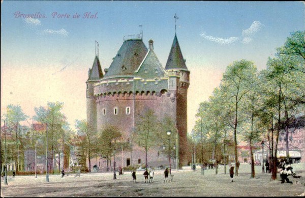Buxelles, Porte de Hal Vorderseite