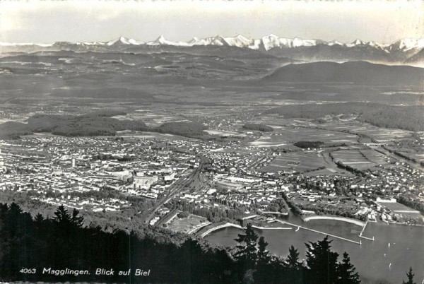 Magglingen, Blick auf Biel Vorderseite