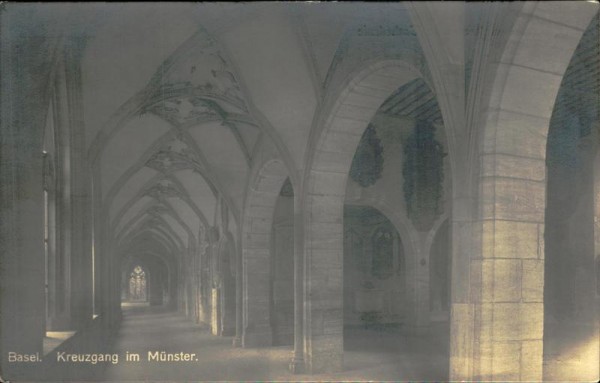 Basel/Kreuzgang im Münster Vorderseite