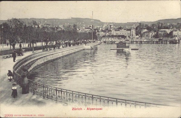 Zürich - Alpenquai Vorderseite