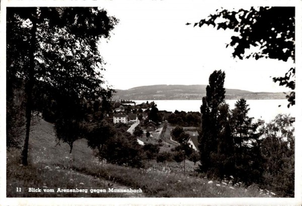 Blick vom Arenenberg gegen Mannenbach Vorderseite