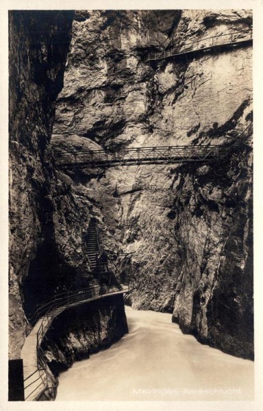 Aareschlucht, Meiringen Vorderseite