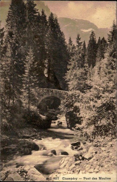 Champéry - Pont des Moulins Vorderseite