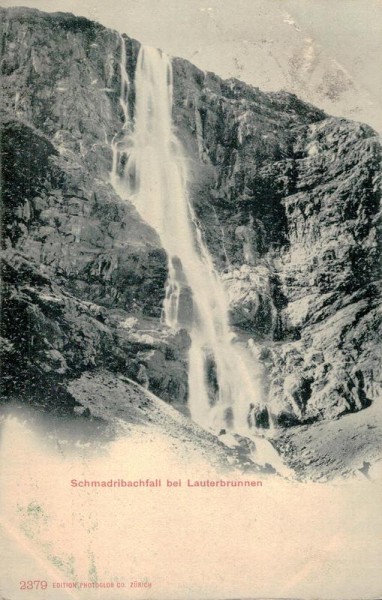 Schmadribach bei Lauterbrunnen Vorderseite