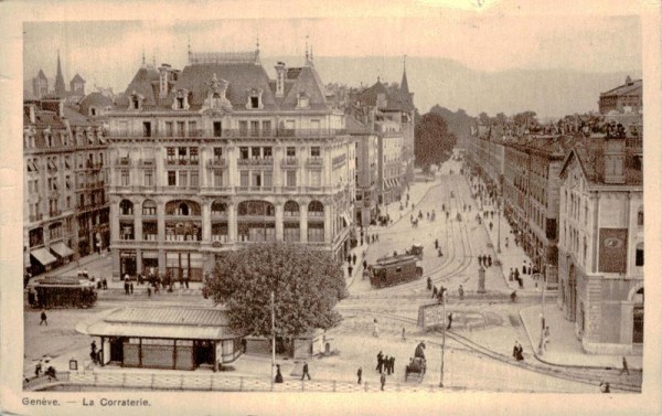 Genève, La Corraterie Vorderseite