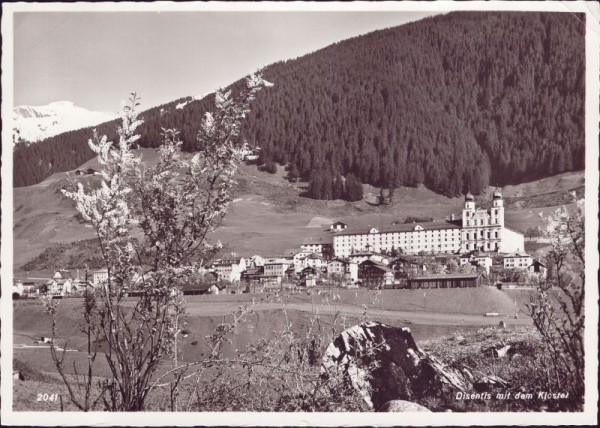 Disentis mit dem Kloster