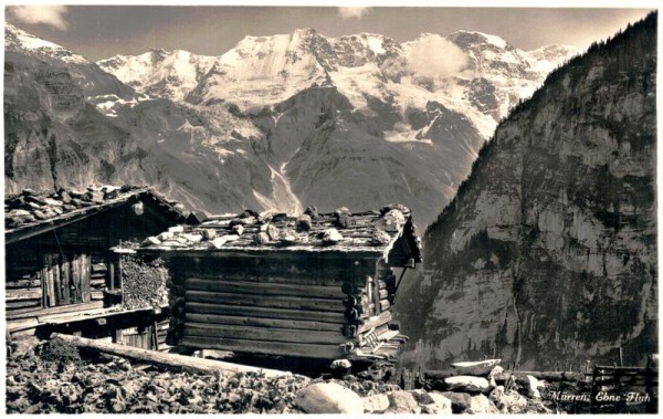 Mürren, Ebne, Fluh Vorderseite