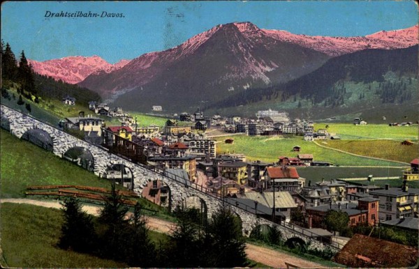 Drahtseilbahn-Davos Vorderseite