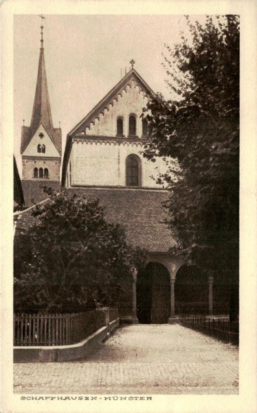 Schaffhausen, Münster Vorderseite