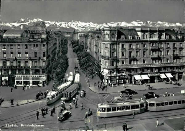 Zürich, Bahnhofstrasse Vorderseite